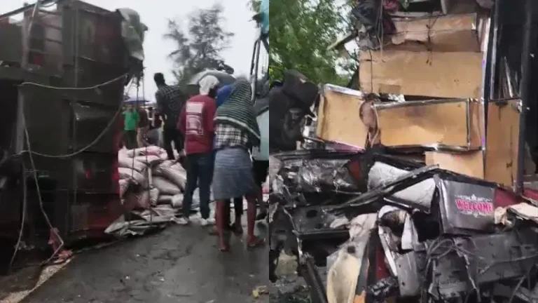 ಮೈಸೂರು-ಕೊಡಗು ಹೆದ್ದಾರಿಯಲ್ಲಿ ಭೀಕರ ಅಪಘಾತ: ಇಬ್ಬರ ಸಾವು, ಹಲವರಿಗೆ ಗಾಯ